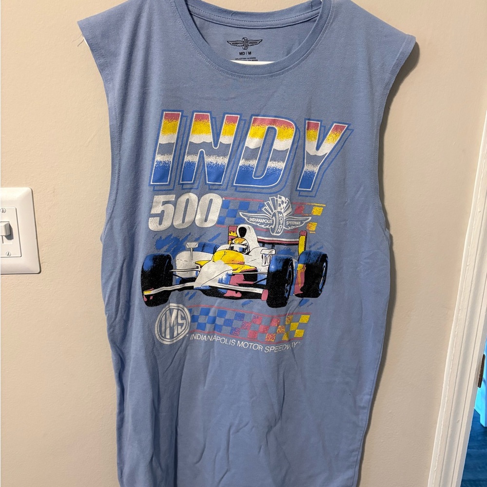 Indy 500 Sleeveless Graphic Tee